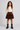 Bruine Ruffle Rok