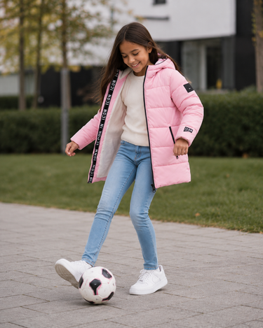 Meisjes ICON winterjas – roze