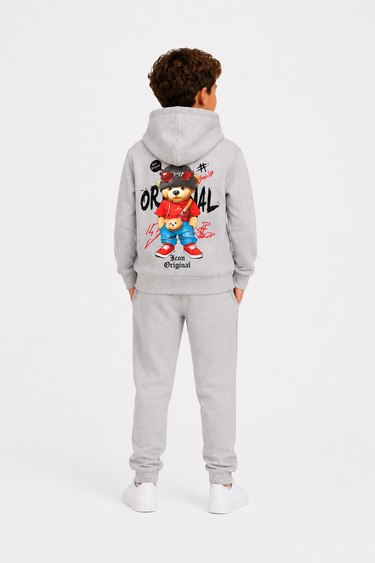 Icon Joggingsset Grijs - Beerprint