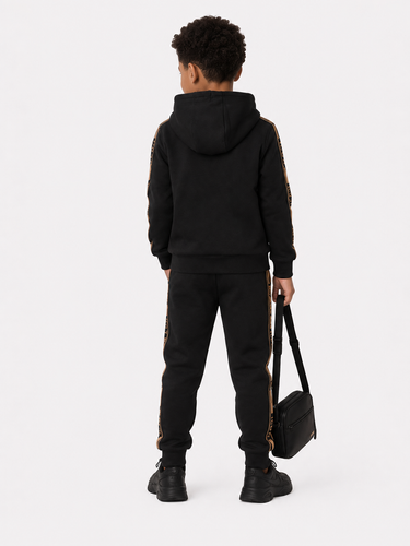 Icon joggingset met capuchontrui en goudkleurige ICON details