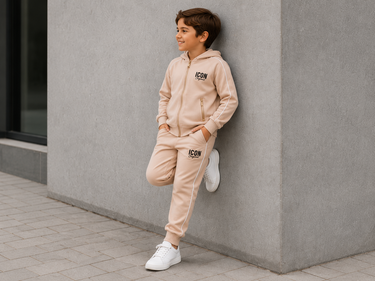Joggingset met ICON-logo – beige